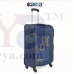OkaeYa Safari Fabric 71 cms Navy Blue Soft Side Suitcase (TETRA 4W 69 NAVY BLUE)